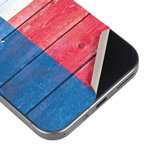 Texas Flag Light Wood Pixel 9 Pro XL Skin